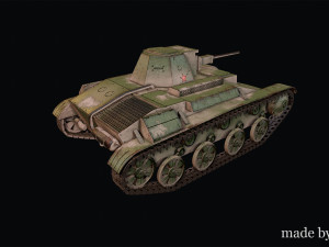 Soviet light tank T-60 3D 模型