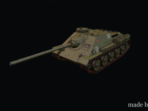 SU-100 3D Model