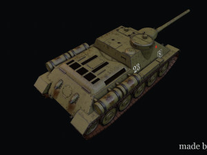 SU-100 3Dモデル