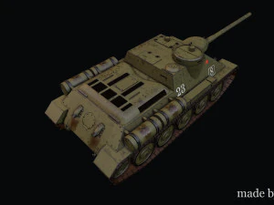 SU-100 3D Model