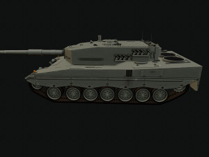 Leopard 2a4 Modelo 3D