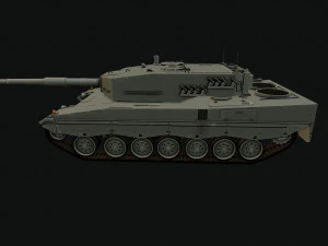 Leopard 2a4 3D Model