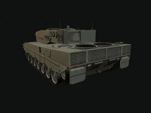 Leopard 2a4 3D Model