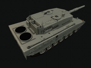 Leopard 2a4 Modelo 3D