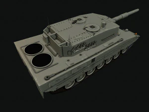 Leopard 2a4 3D Model
