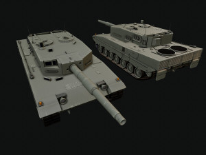 Leopard 2a4 Modelo 3D