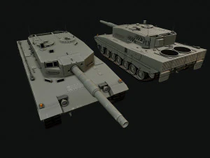 Leopard 2a4 3D Model