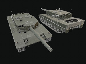 Leopard 2a4 Modelo 3D