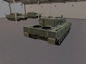 Leopard 2a4 3D Model