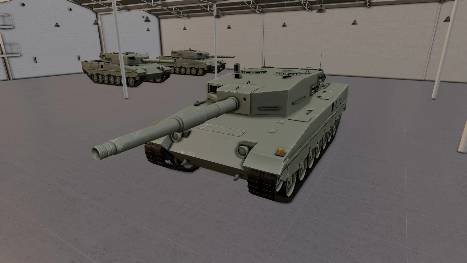 Leopard 2a4 3D Model .c4d .max .obj .3ds .fbx .stl .blend 