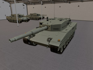 Leopard 2a4 Modelo 3D