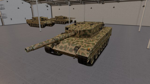 Leopard 2a4 Modello 3D .c4d .max .obj .3ds .fbx .stl .blend 
