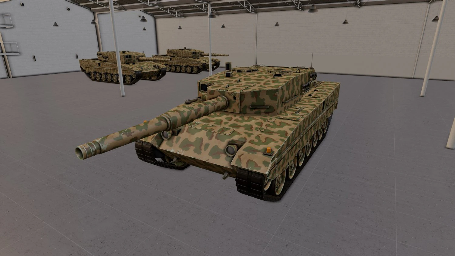 Leopardo 2a4 Modello 3D .c4d .max .obj .3ds .fbx .stl .blend 