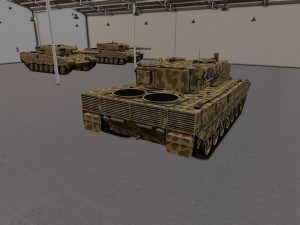 Leopard 2a4 Modello 3D