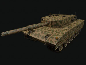 Leopardo 2a4 Modello 3D