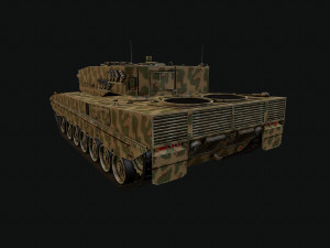 Leopard 2a4 Modello 3D
