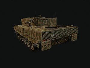 Leopardo 2a4 Modello 3D