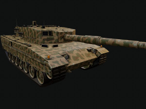 Leopard 2a4 Modello 3D