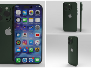 IPhone 14 Pro max 3D 모델