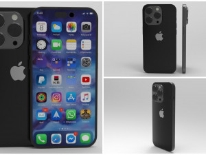 IPhone 14 Pro max 3D 모델