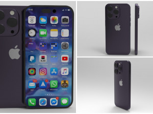 IPhone 14 Pro max 3D 모델