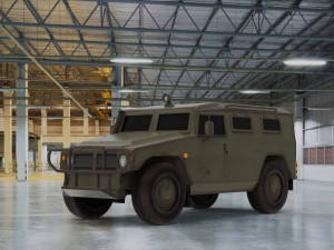 GAZ Tigr 3D Model