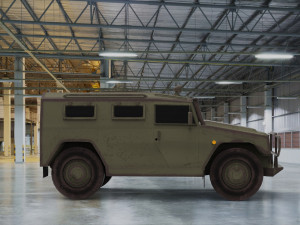 GAZ Tigr Modello 3D