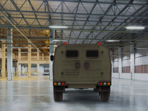 GAZ Tigr Modello 3D