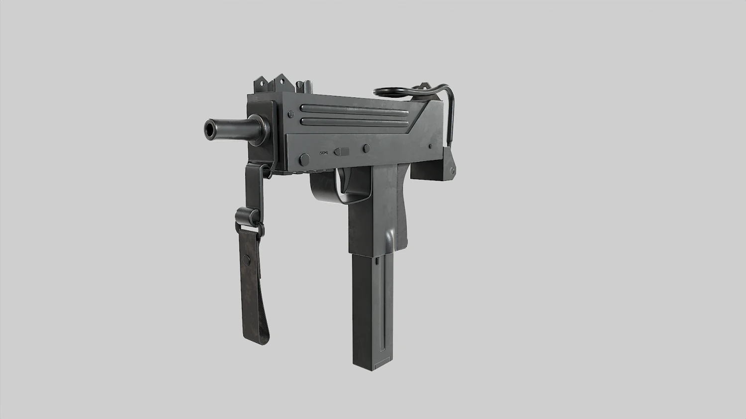 Ingram MAC-10 Modèle 3D .c4d .max .obj .3ds .fbx .stl .blend 