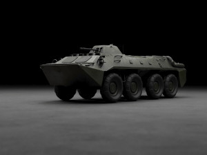 Btr-70 3D 모델