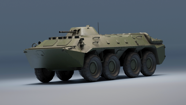 Btr-70 3D-Modell .c4d .max .obj .3ds .fbx .stl .blend 