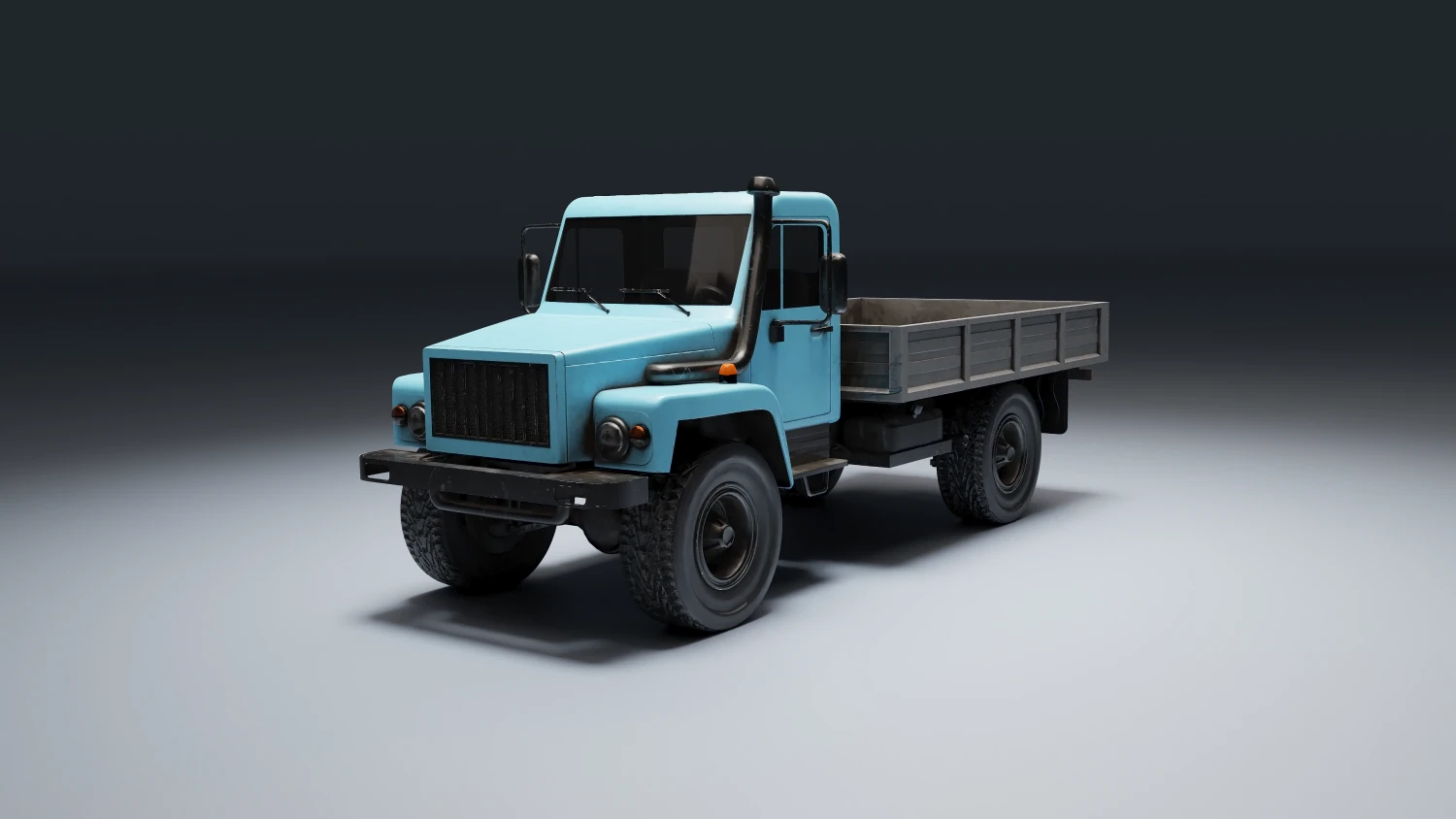 GAZ 3308 3D Model .c4d .max .obj .3ds .fbx .stl .blend 