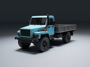 GAZ 3308 3D मॉडल
