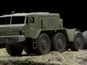 MAZ-537 -537 gameready Modelo 3D