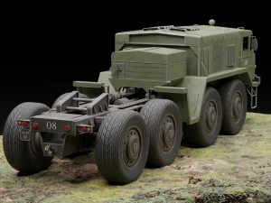 MAZ-537 -537 gameready 3D Model