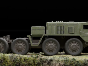 MAZ-537 -537 gameready 3D Model