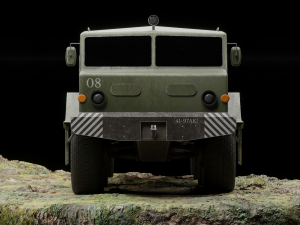MAZ-537 -537 gameready Modelo 3D