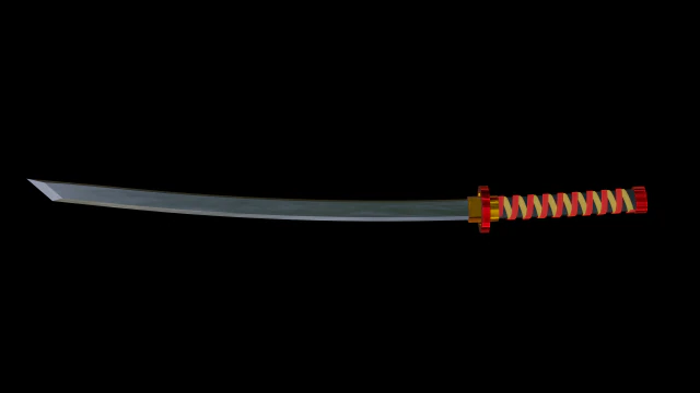 Katana 3D Modell .c4d .max .obj .3ds .fbx .stl .blend
