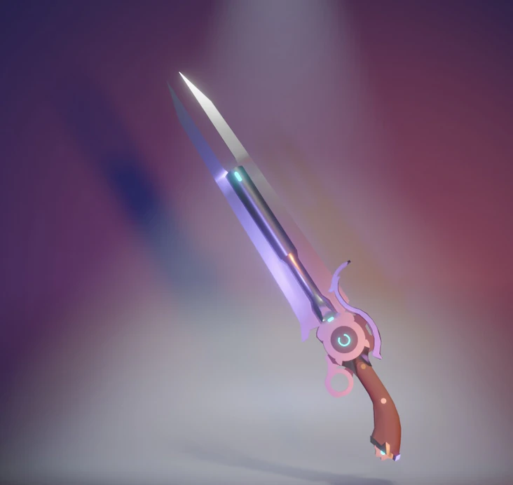 gunblade Modello 3D .c4d .max .obj .3ds .fbx .stl .blend 