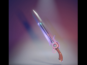 gunblade 3D 模型
