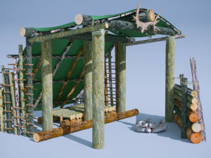 house in the forest 3D Model