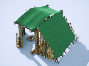house in the forest 3D Модель