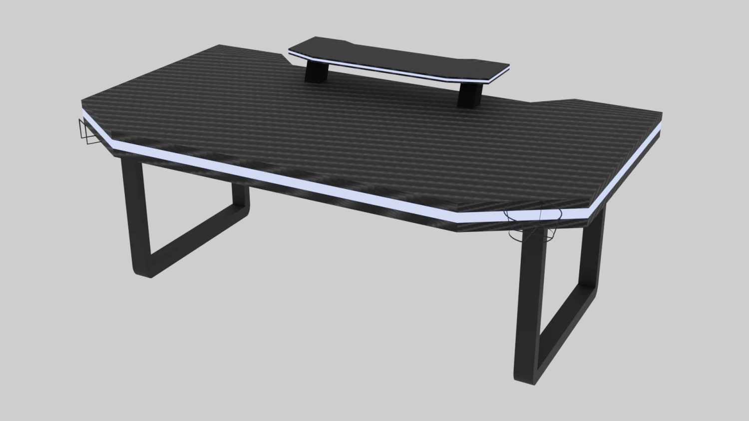 gaming table 3D Model .c4d .max .obj .3ds .fbx .stl .blend