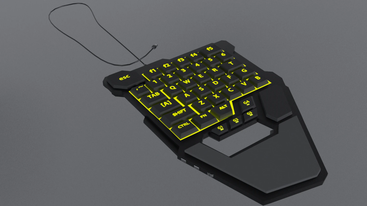 Jogos de teclado Modelo 3D .c4d .max .obj .3ds .fbx .stl .blend