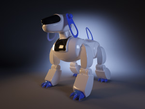 dog - robot 3D-Modell