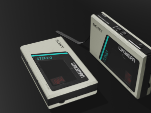walkman wm-22 3D 模型