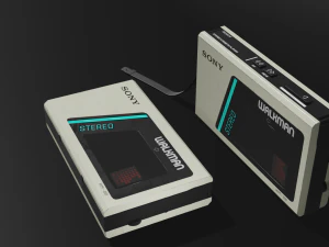 walkman wm-22 Model 3D