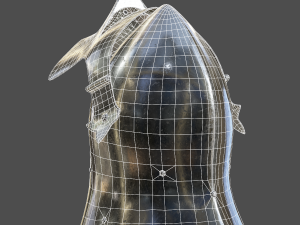 visored barbuta helmet 3Dモデル