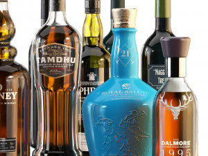 bottles Modello 3D