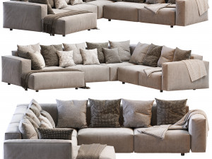 hills sofa 3D 模型